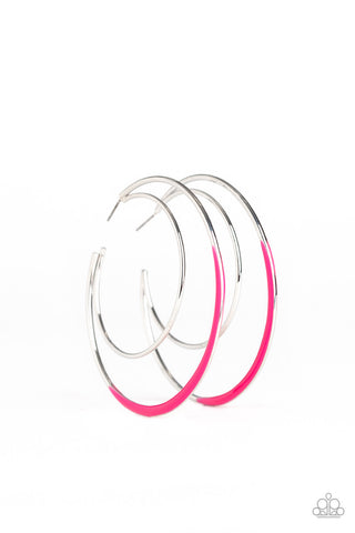 Miami Moonbeam Pink Paparazzi Earrings