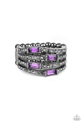 Royal Reflections Purple Paparazzi Ring