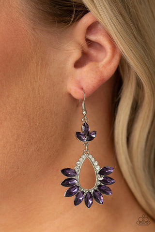 Extra Exquisite Purple Paparazzi Earrings