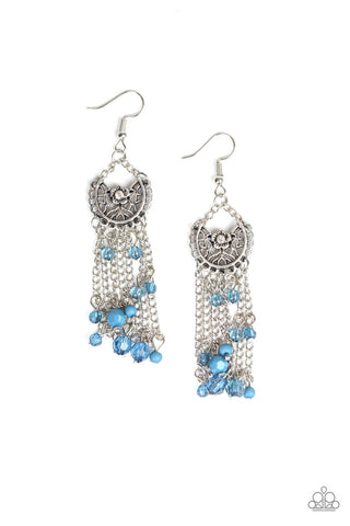 Daisy Daydream Blue Paparazzi Earrings