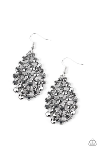 Start with a Bang Silver Paparazzi Earrings