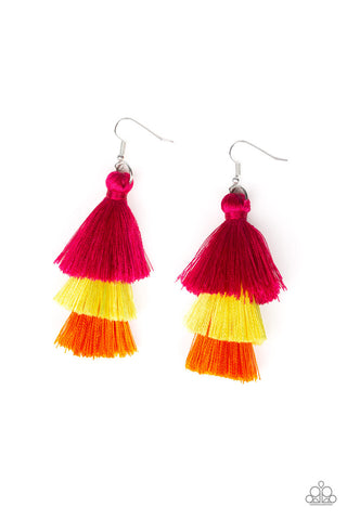 Hold on to Your Tassel! Multi Paparazzi Earrings