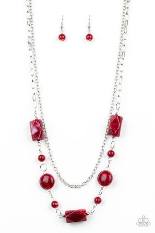 Colorfully Cosmopolitan Red Paparazzi Necklace