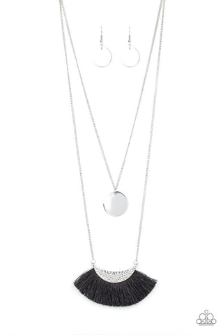 Tassel Temptation Black Paparazzi Necklace