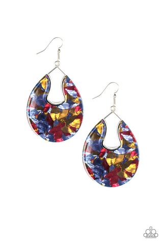 Pool Hopper Multi Paparazzi Earrings