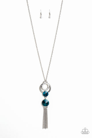 Very Fort-YOU-nate Blue Paparazzi Necklace