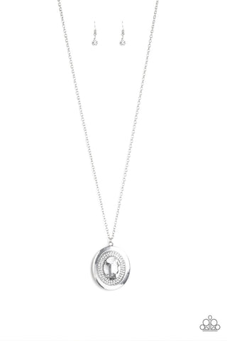 Castle Couture White Paparazzi Necklace