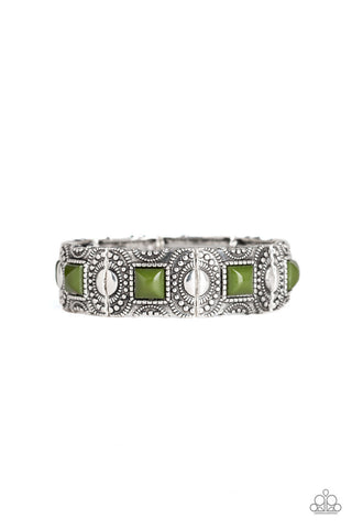 Tribal Trailblazer Green Paparazzi Bracelet