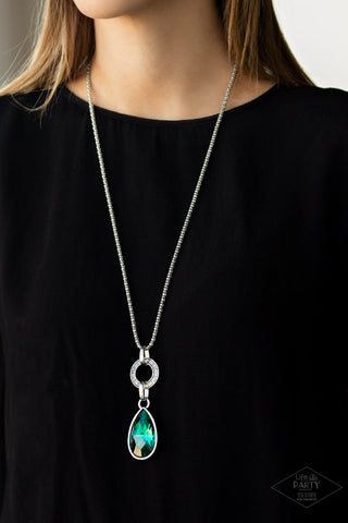 Lookin Like a Million Green Paparazzi Necklace