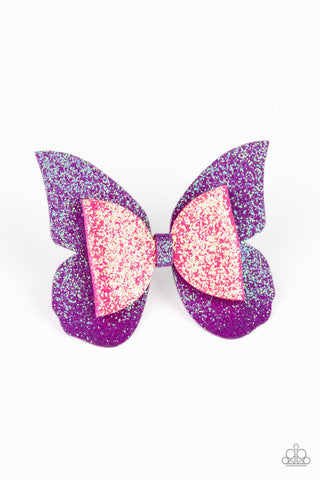 Butterfly Bouquet Purple Paparazzi Hair Clip