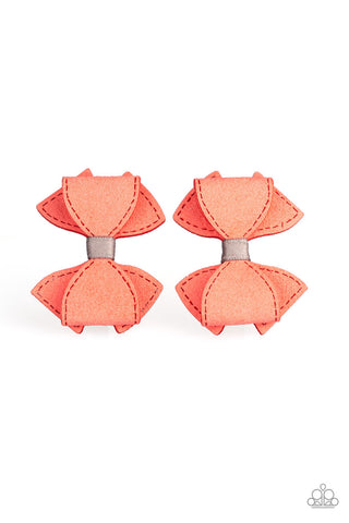 Boots and Bows Orange Paparazzi Hair Bows