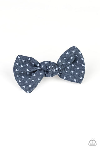BOW a Kiss Blue Paparazzi Hair Clip