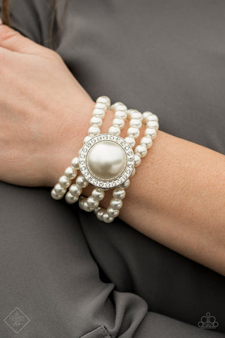 Top Tier Twinkle White Paparazzi Bracelet