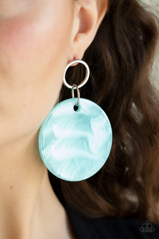 Beach Bliss Blue Paparazzi Earrings