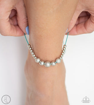 Beach Zen Green Paparazzi Anklet