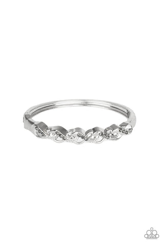 Infinite Sparkle Silver Paparazzi Bracelet