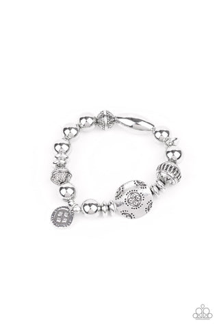 Aesthetic Appeal Silver Paparazzi Bracelet
