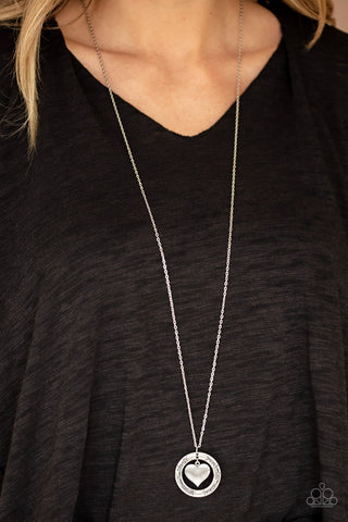 Always a Mother, Forever My Friend White Paparazzi Necklace