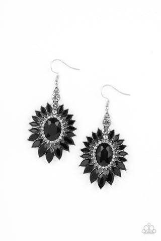 Big Time Twinkle Black Paparazzi Earrings