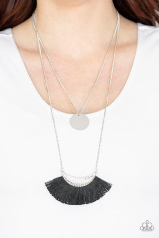 Tassel Temptation Black Paparazzi Necklace