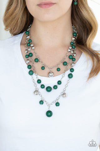 The Partygoer Green Paparazzi Necklace