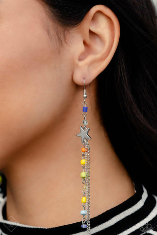 Candid Collision - Multi - Paparazzi Fishhook Earrings - November 2023 Sunset Sightings