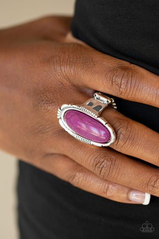 Desert Thirst Purple Paparazzi Ring