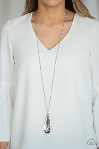 Metro Storm Purple Paparazzi Necklace