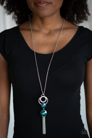Very Fort-YOU-nate Blue Paparazzi Necklace