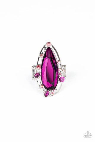 Sparkle Smitten Pink Paparazzi Ring