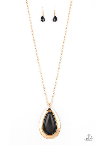 BADLAND to the Bone Gold Paparazzi Necklace