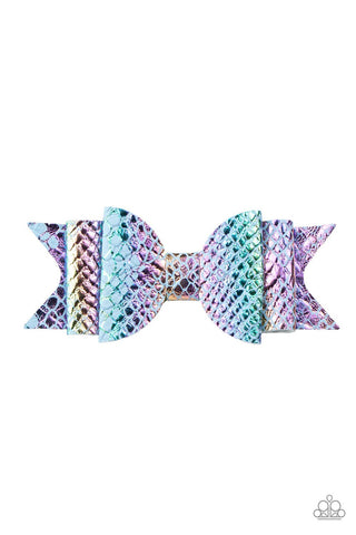 BOW Your Mind Blue Paparazzi Hair Bow