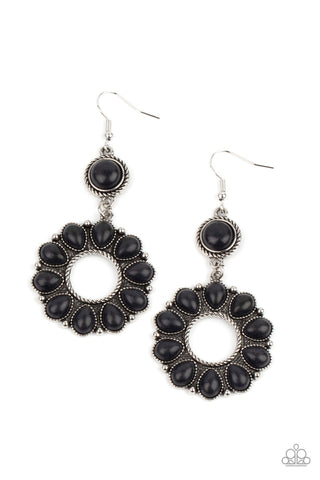 Back at the Ranch Black Paparazzi Earrings