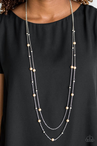 Beach Party Pageant Brown Paparazzi Necklace