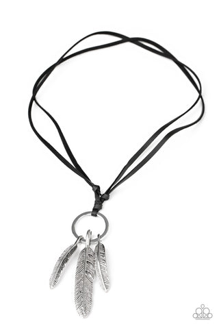 Bird Watcher Black Paparazzi Necklace