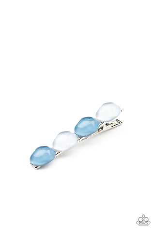 Bubbly Reflection Blue Paparazzi Hair Clip