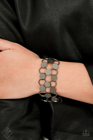 Cast a Wider Net Black Paparazzi Bracelet