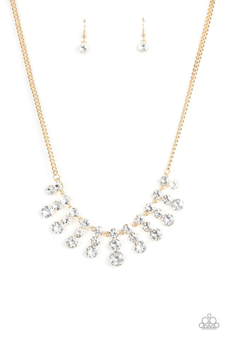 Celebrity Couture Gold Paparazzi Necklace
