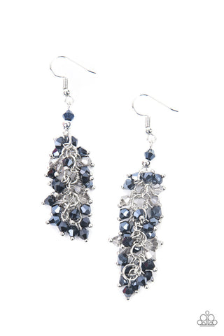 Celestial Chandelier Blue Paparazzi Earrings