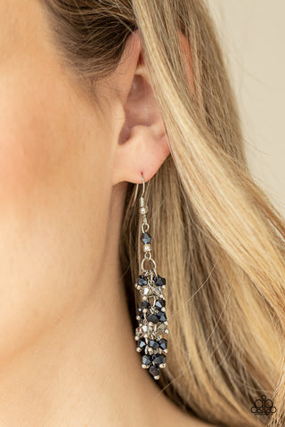 Celestial Chandelier Blue Paparazzi Earrings