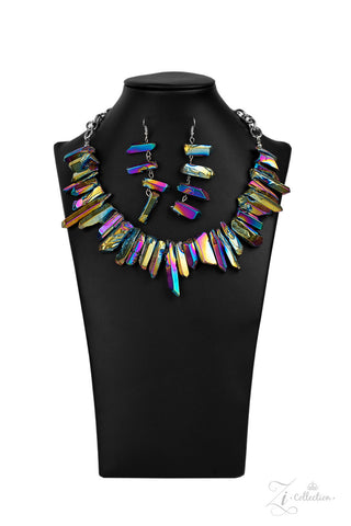 Charismatic - 2020 Zi Collection - Multi Oil Spill Statement Paparazzi Necklace