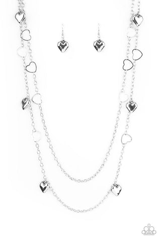 Chicly Cupid Silver Paparazzi Necklace