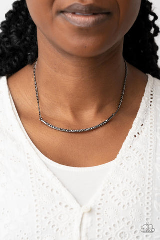 Collar Poppin Sparkle Black Paparazzi Necklace
