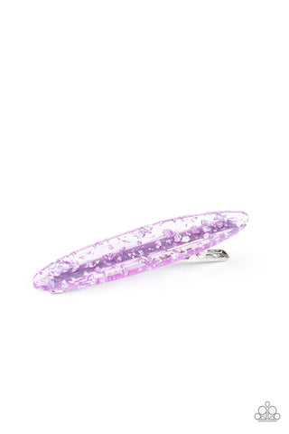 Confetti Couture Purple Paparazzi Hair Clip