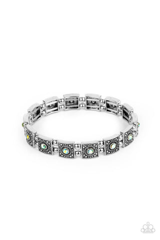 Cosmic Conquest Green Paparazzi Bracelet