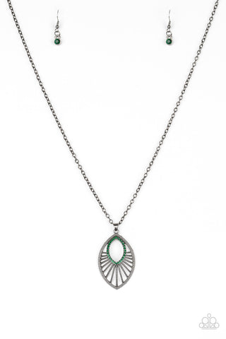 Court Couture Green Paparazzi Necklace
