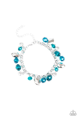 Dazing Dazzle Blue Paparazzi Bracelet