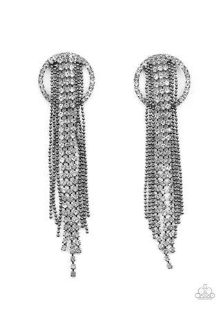 Dazzle by Default Black Paparazzi Earrings