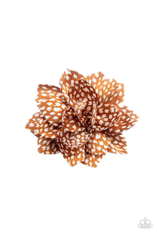 Deep in the Jungle Brown Paparazzi Hair Bow