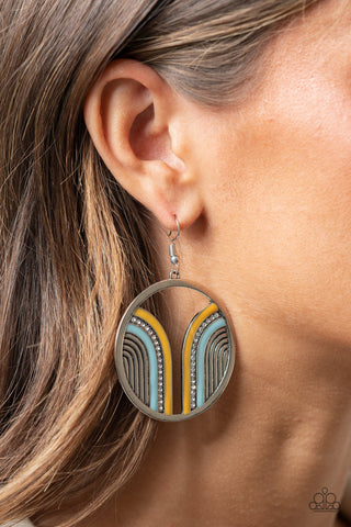 Delightfully Deco Multi Paparazzi Earrings